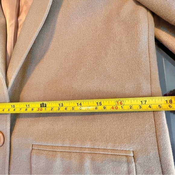 Pendleton Blazer Women 8 Tan Coat Jacket 100% Virgin Wool Made In USA Classy!EUC - Picture 8 of 10